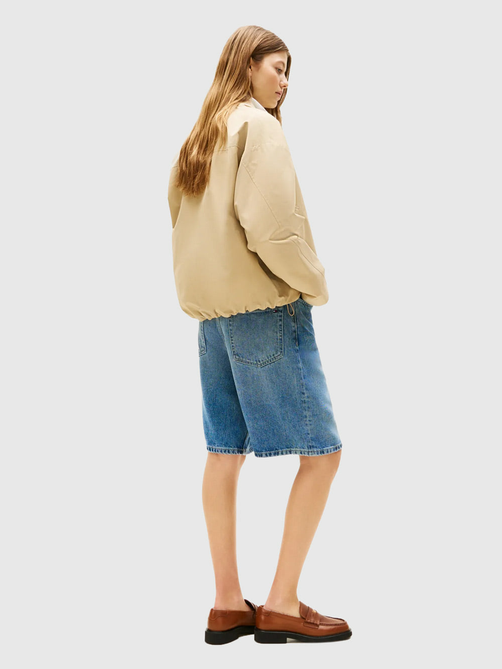 Nylon Bomber - Ivory