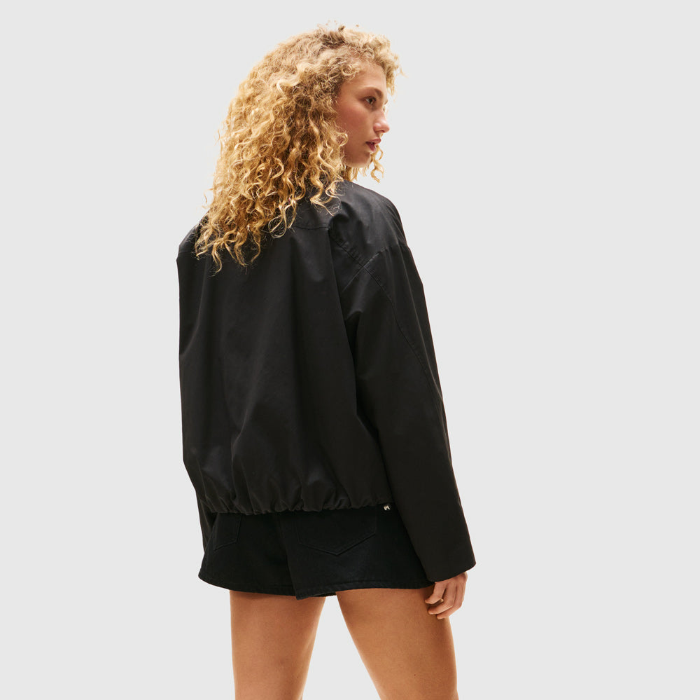 Nylon Bomber - Black