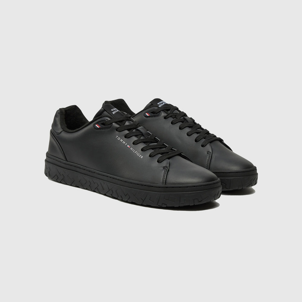 Court Leather Sneaker - Black