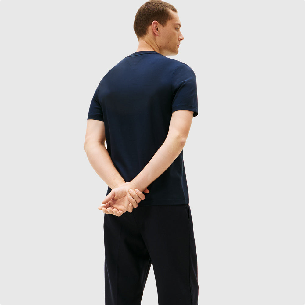 Crest Interlock T-Shirt - Navy