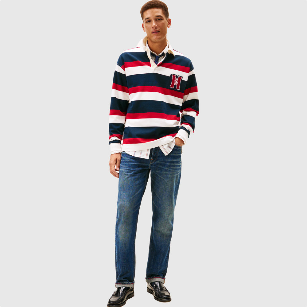 Crest Striped Rugby - Multi