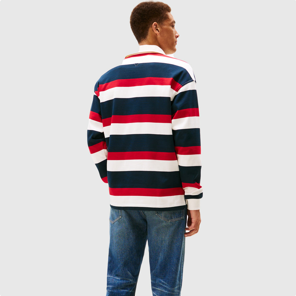 Crest Striped Rugby - Multi