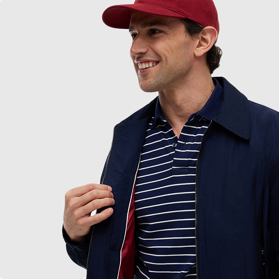 Dc Perf Short Jacket - Navy