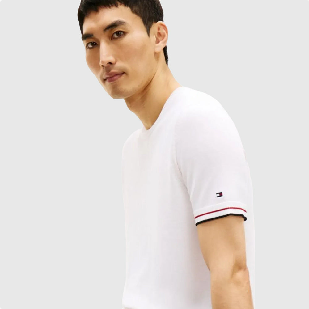 Tech Cotton T- Shirt - White
