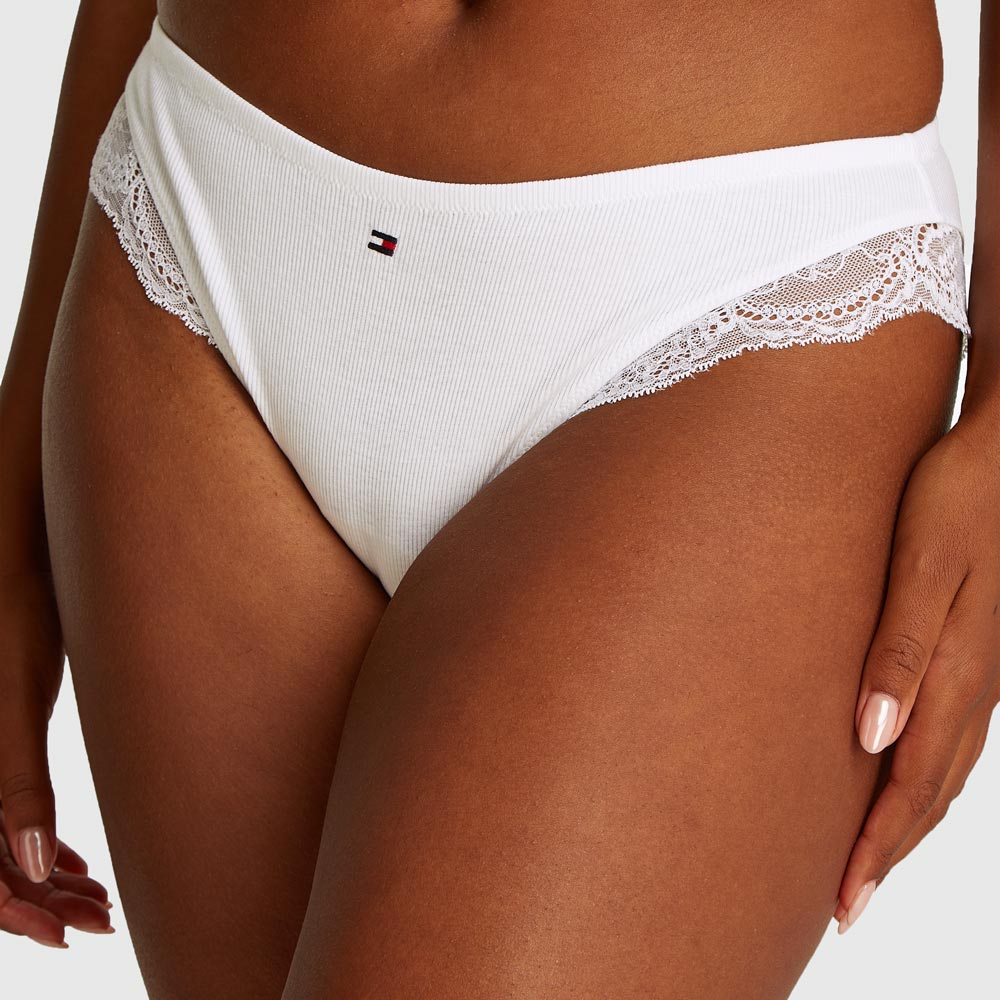 Dipped Bikini Bottom - White