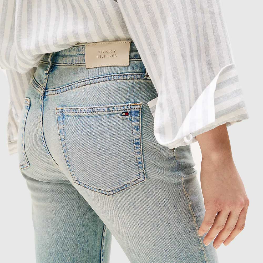 Mid Rise Slim Jeans - Denim Light