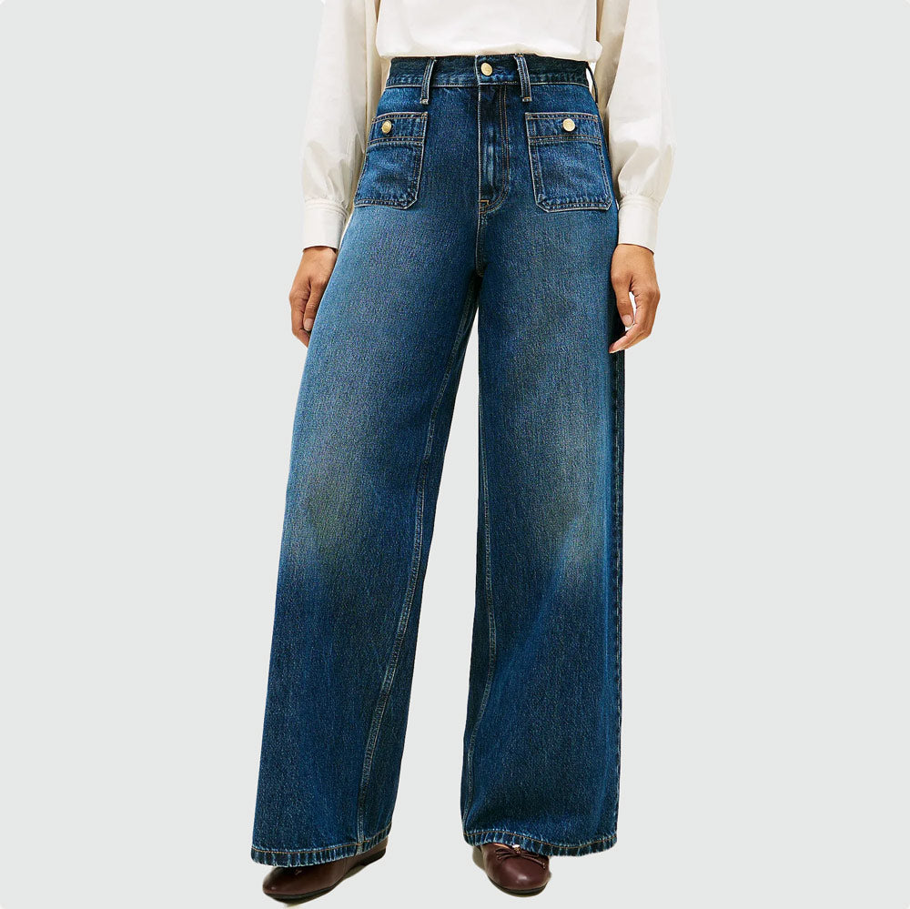 Tommy Hilfiger 70'S Wide Leg Jean - Denim Medium |ThirdBaseUrban