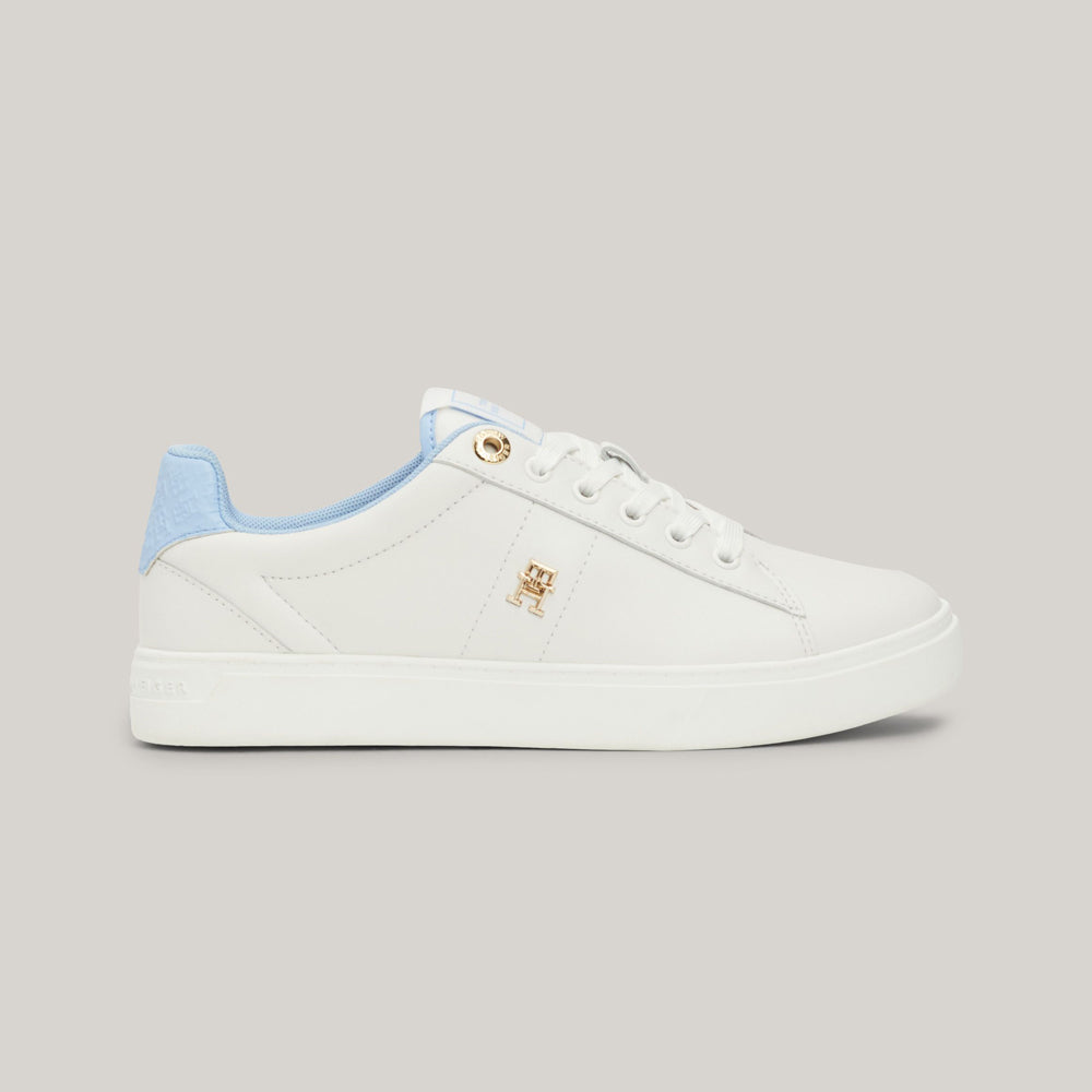 Tommy Hilfiger Elevated Essent Sneaker - Ecru |ThirdBaseUrban