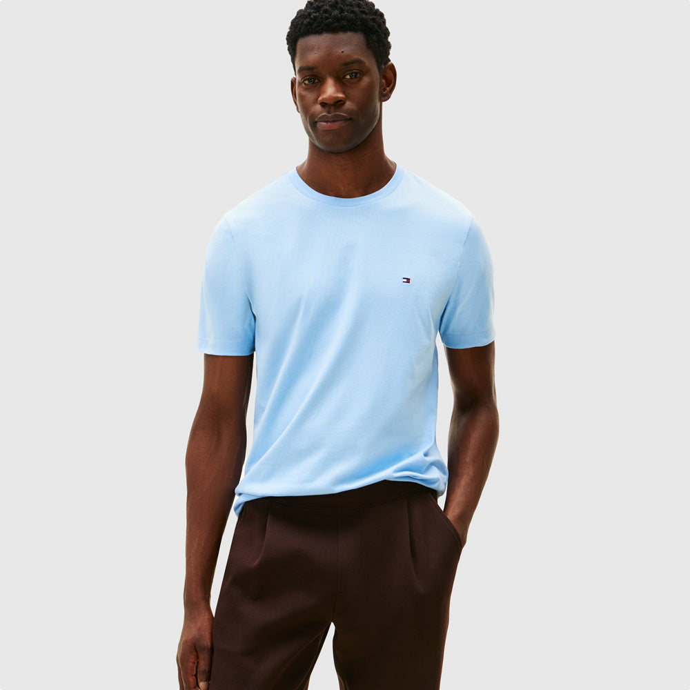 Tommy Hilfiger Solid T-Shirt - Light Blue |ThirdBaseUrban