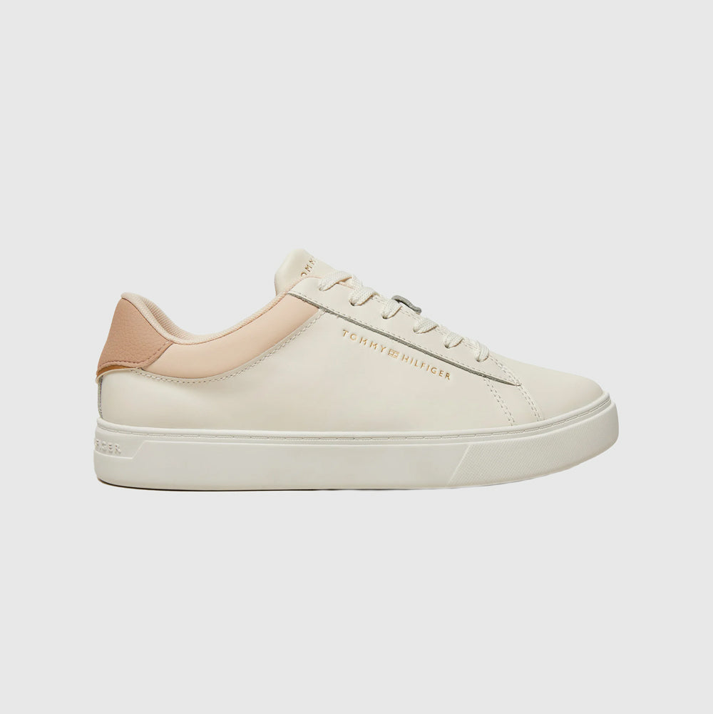 Tommy Hilfiger Essential Court Sneaker - White Multi |ThirdBaseUrban