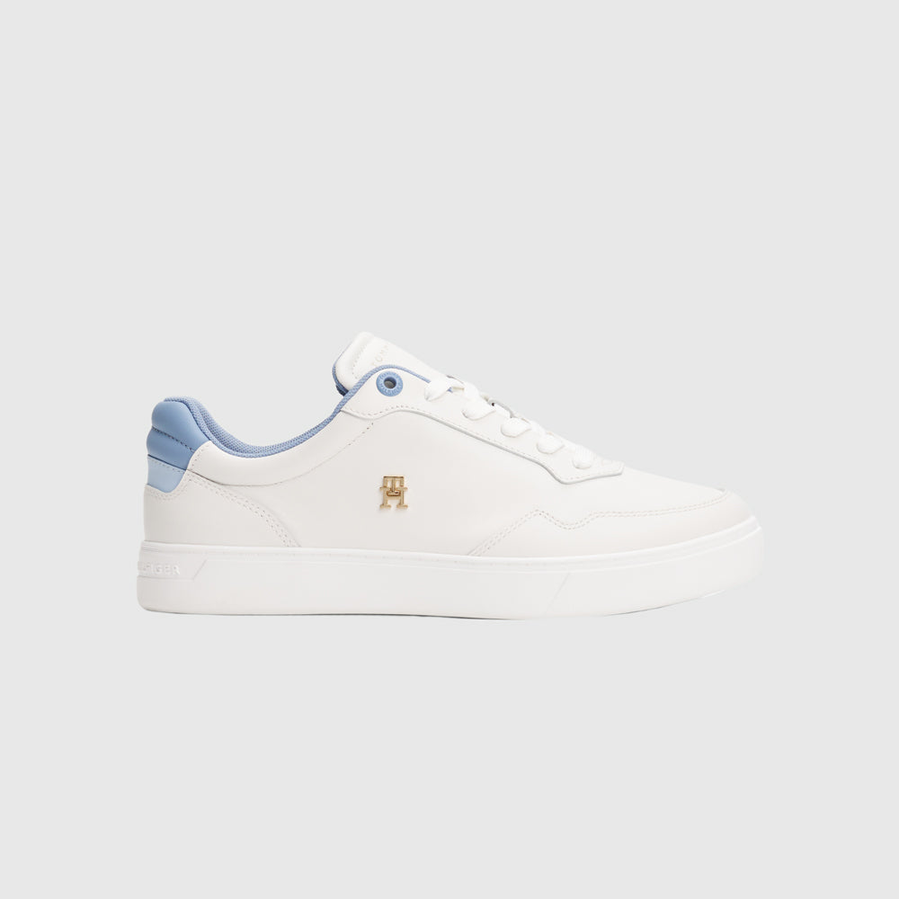 Tommy Hilfiger Essential Court Sneaker - Ecru |ThirdBaseUrban