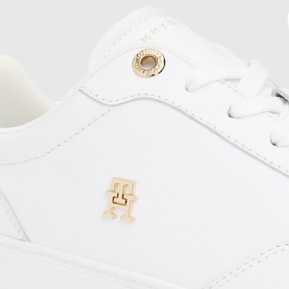 Essential Elevated Court Sneaker - White