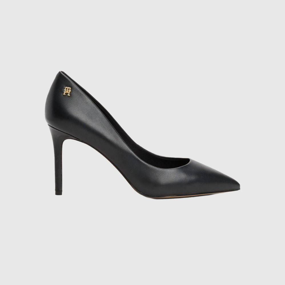 Tommy Hilfiger Essential Pointed Pump - Black |ThirdBaseUrban