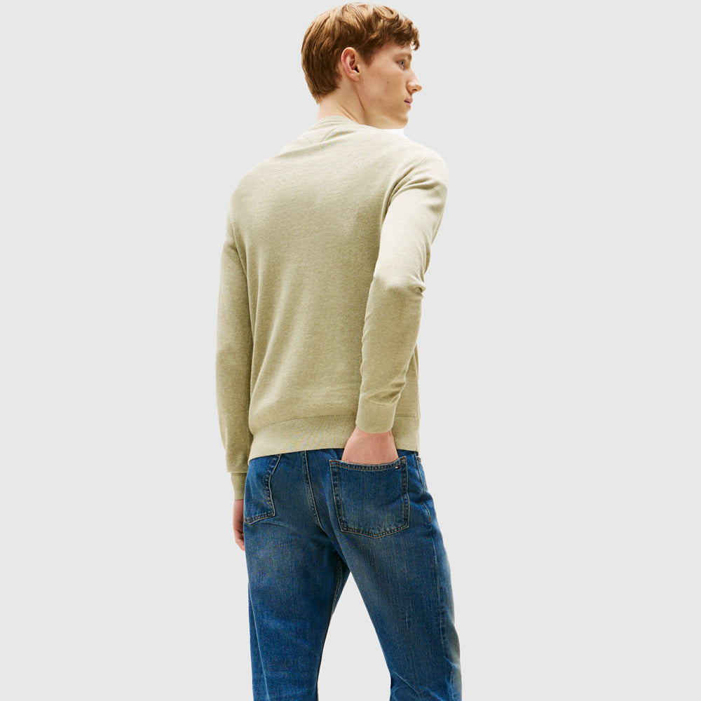 Essential Cotton Sweater - Olive