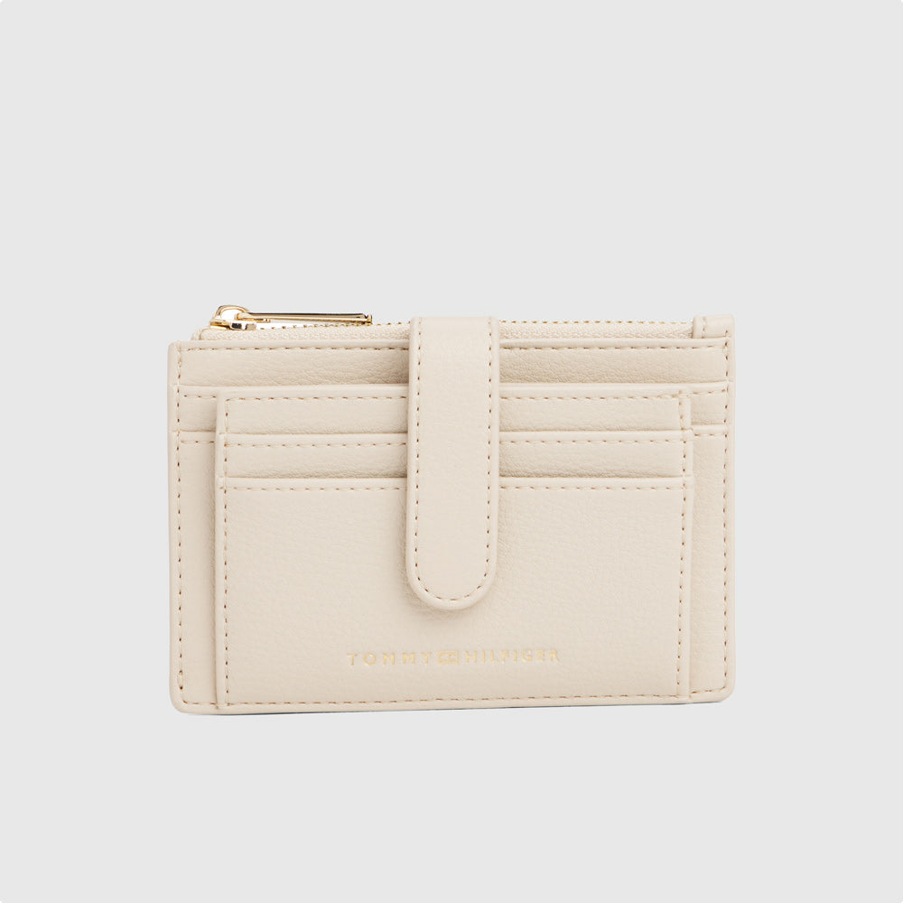 Tommy Hilfiger Flag Card Holder - Beige |ThirdBaseUrban 