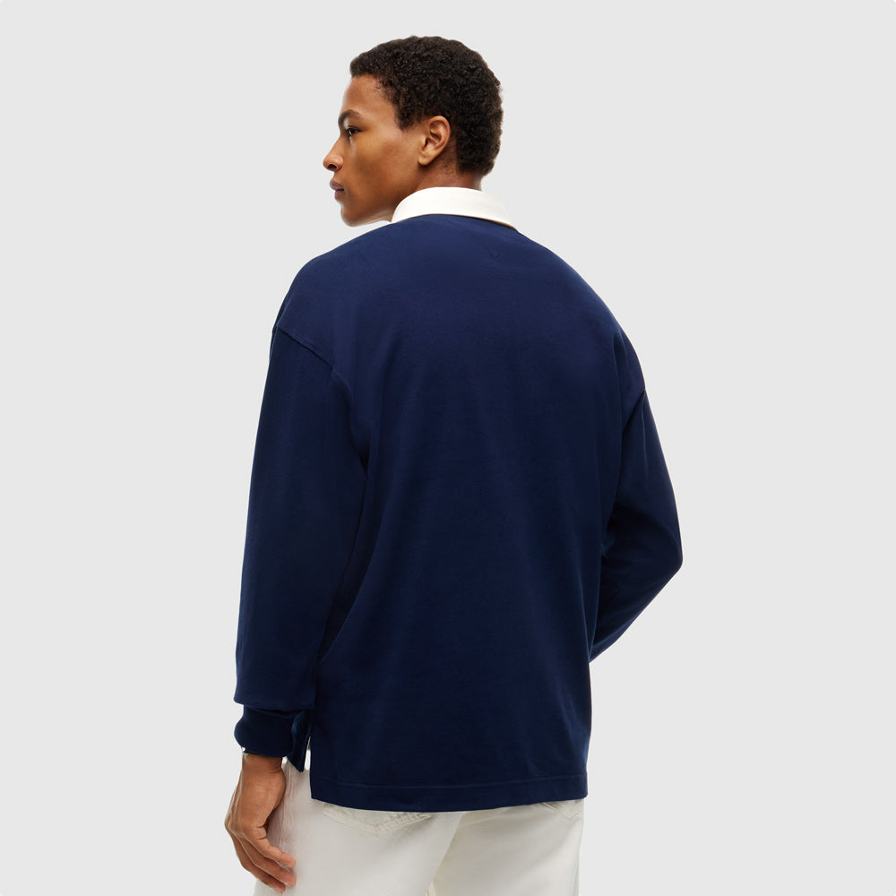 Flag Rugby Sweatshirt - Navy