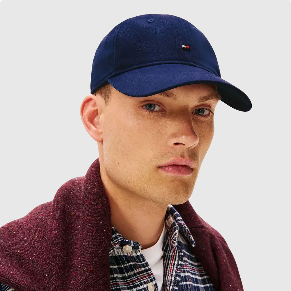 Tommy Hilfiger Flag Panel Cap - Navy |ThirdBaseUrban