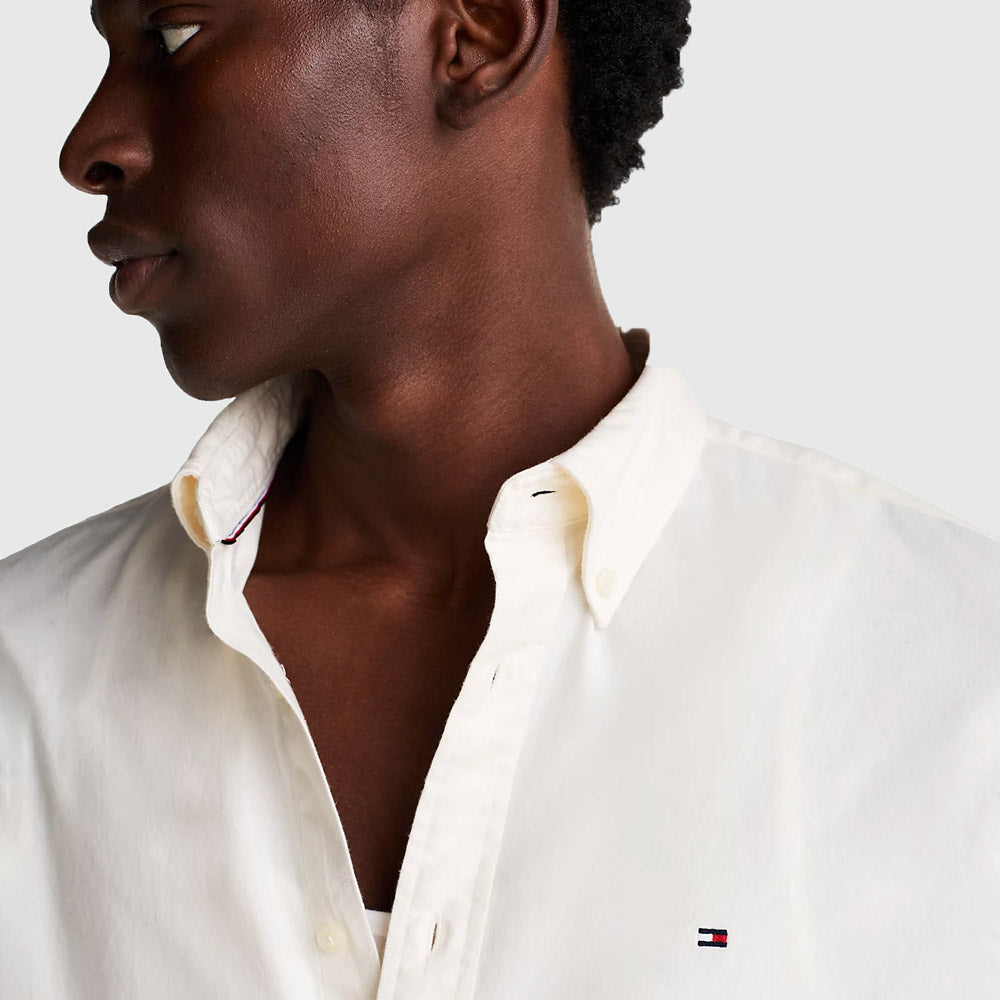 Flex Brushed Shirt - Ivory