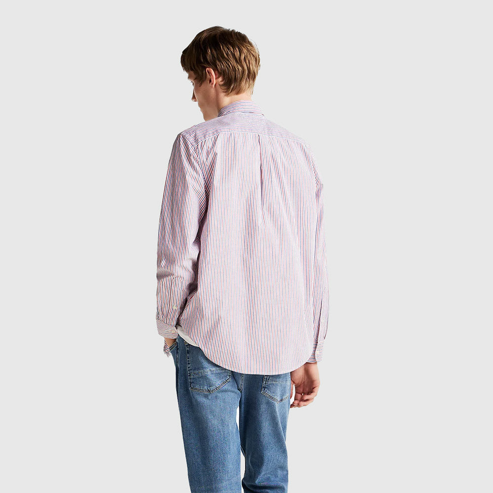 Poplin Classic Shirt - Red Multi