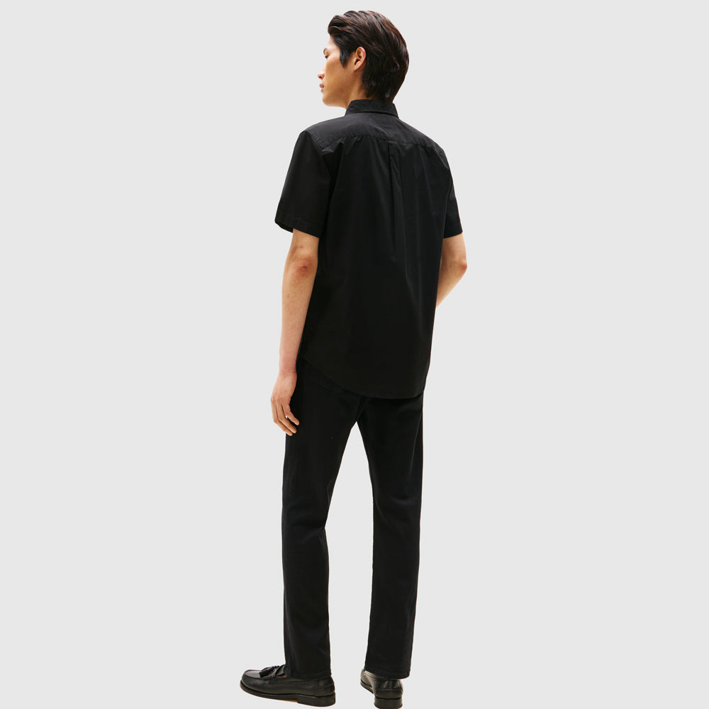 Flex Poplin Solid Shirt - Black