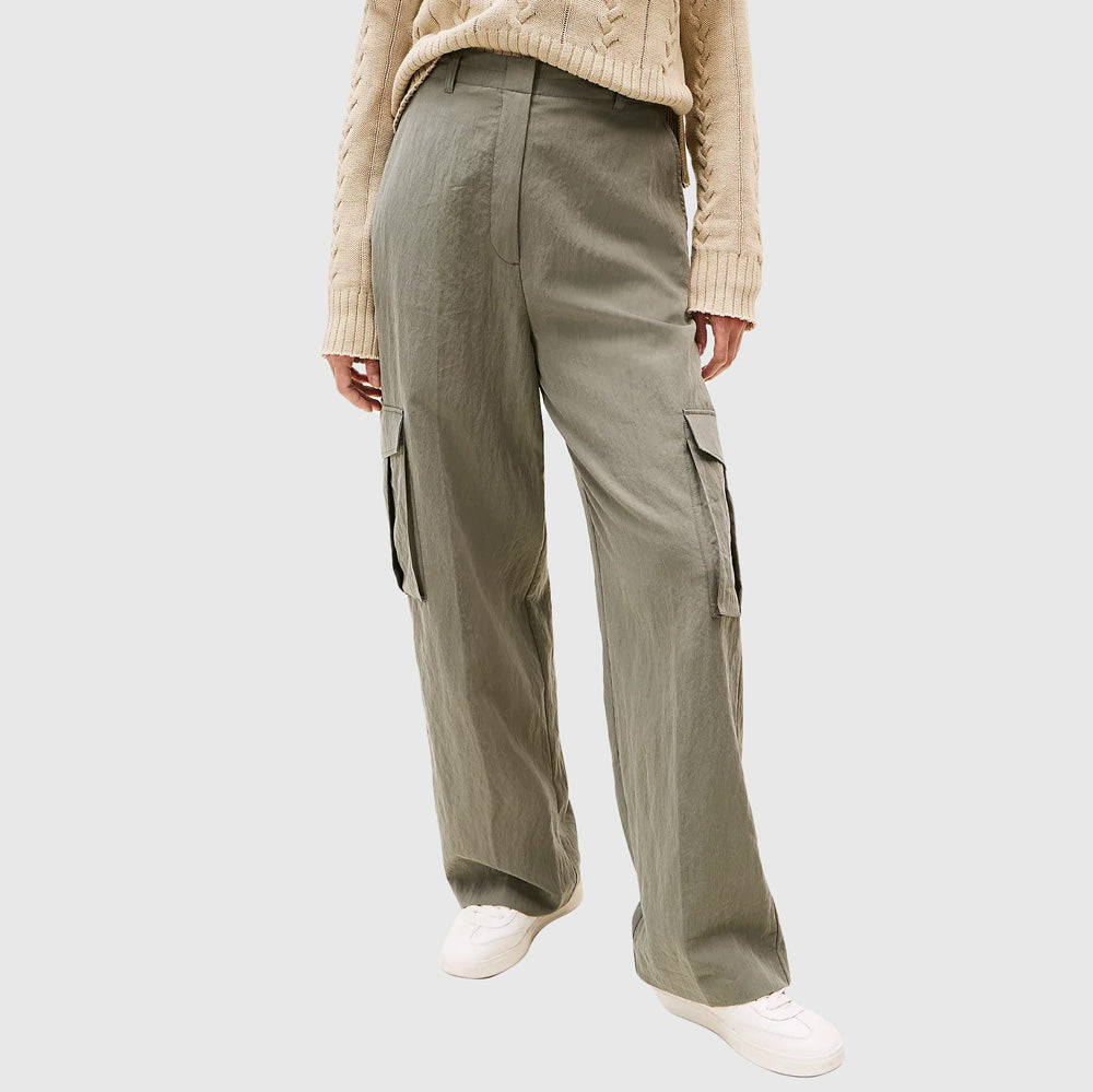 Tommy Hilfiger Fluid Utility Pant - Olive |ThirdBaseUrban