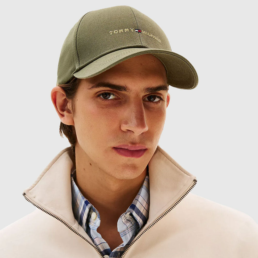Tommy Hilfiger Foundation Panel Cap - Olive |ThirdBaseUrban