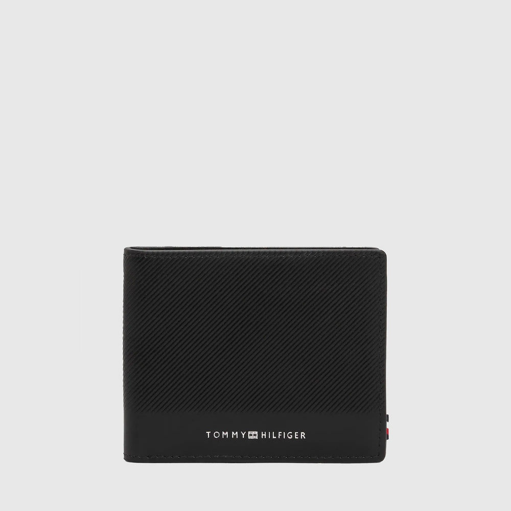 Tommy Hilfiger Foundation Mini Cc Wallet - Black |ThirdBaseUrban