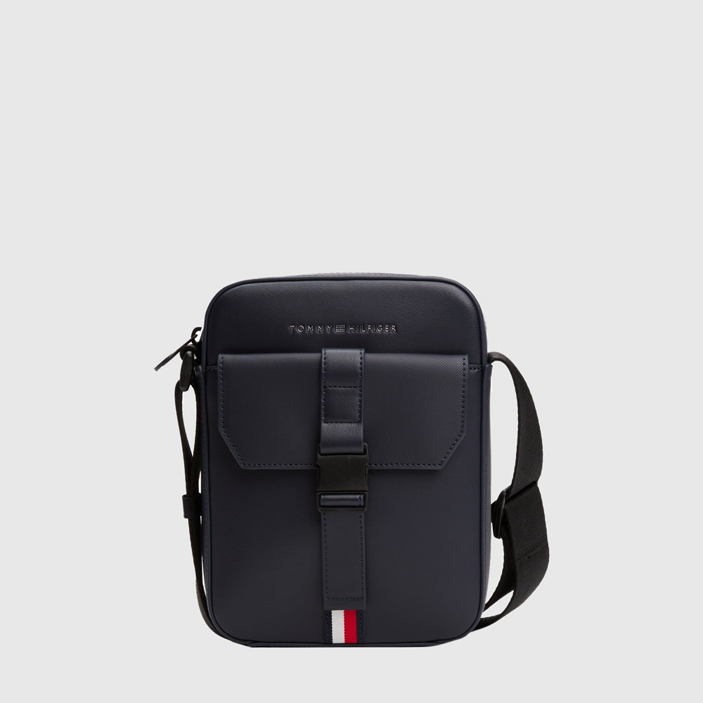 Tommy Hilfiger Foundation Mini Reporter Bag - Navy |ThirdBaseUrban