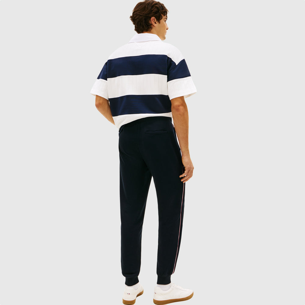 Global Stripe Sweatpants - Navy
