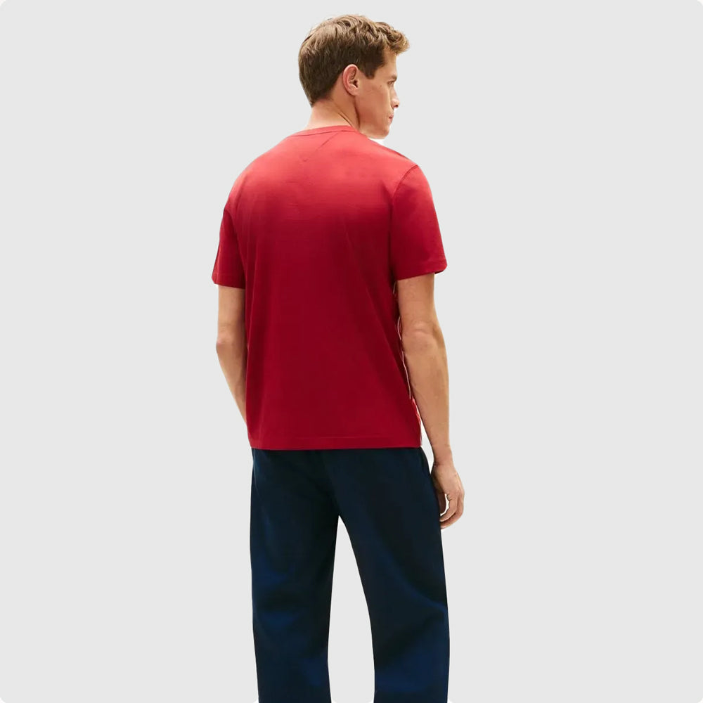 Global Stripe T- Shirt - Red