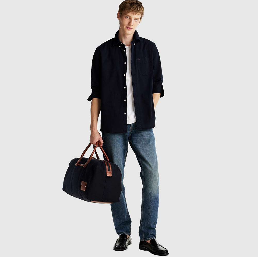 Twill Solid Shirt - Navy