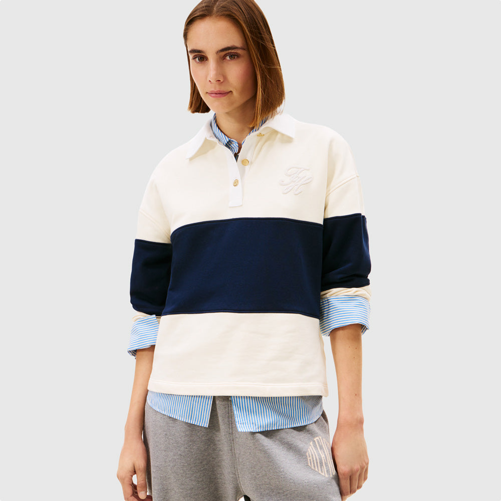 Tommy Hilfiger Rugby Terry Sweatshirt - Calico |ThirdBaseUrban