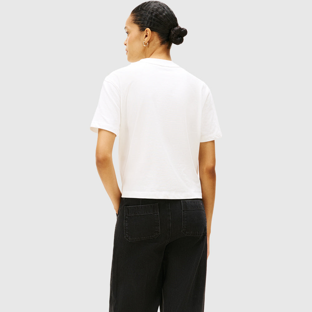 Gold Script T-Shirt - Ecru