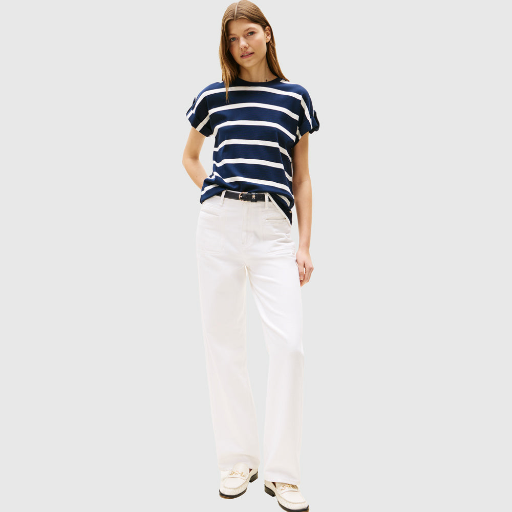 Modern T - Shirt - Navy Multi