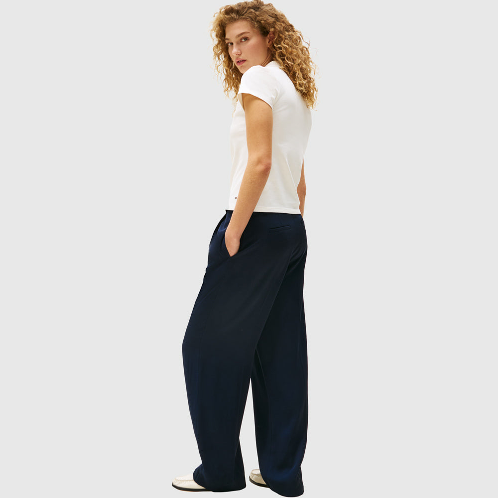 Gold Button Slim Golfer - Ivory