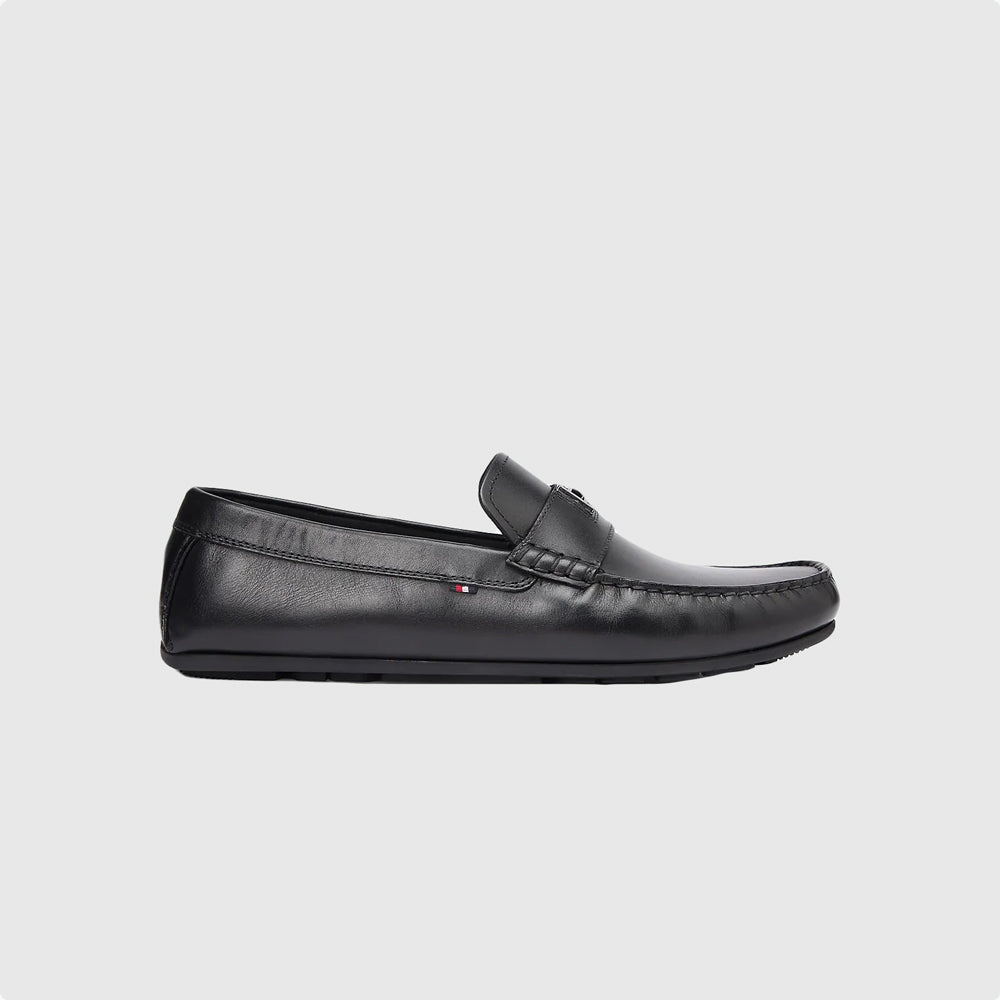 Tommy Hilfiger Hardware Hilfiger Loafer  - Black |ThirdBaseUrban