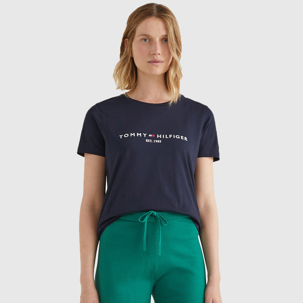 Tommy Hilfiger Heritage Hilfiger T-Shirt - Navy |ThirdBaseUrban