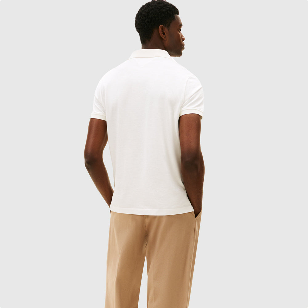 Placket Detail Golfer - Ecru