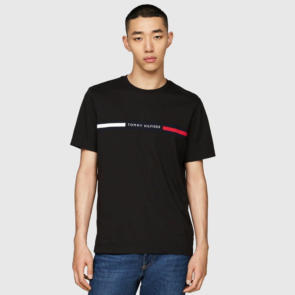 Tommy Hilfiger Insert T-Shirt - Black |ThirdBaseUrban