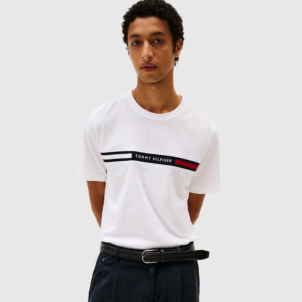 Tommy Hilfiger Insert T-Shirt - White |ThirdBaseUrban