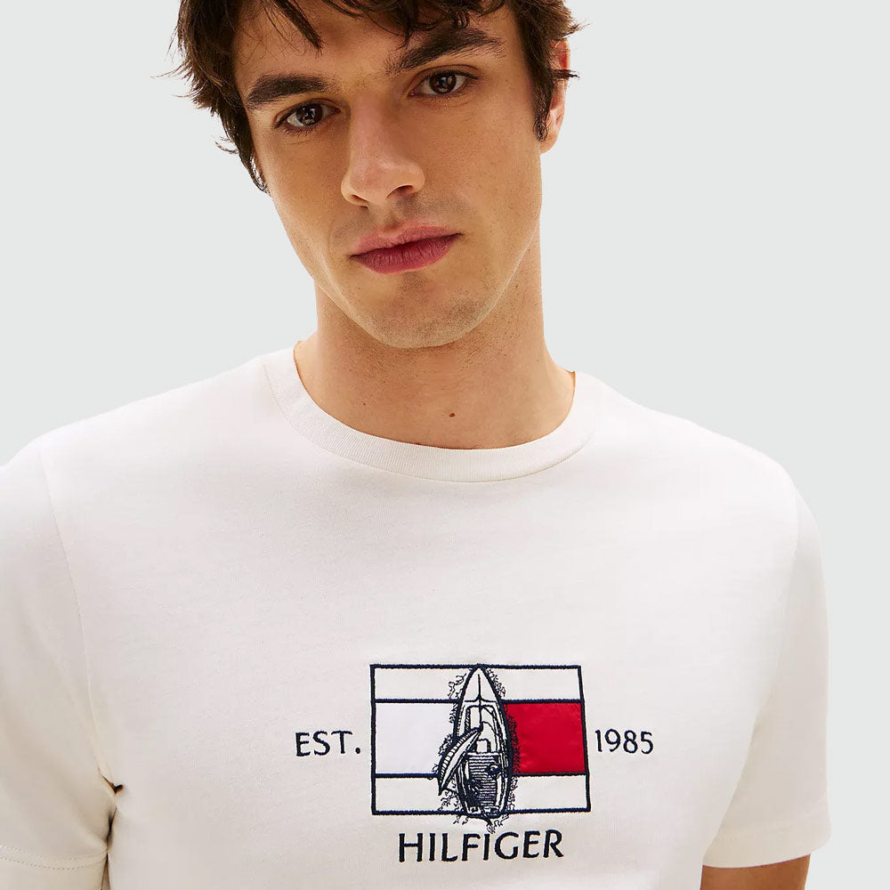 Flag Sailing T-Shirt - Ivory