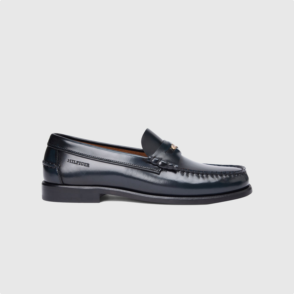 Tommy Hilfiger Penny Patent Leather Loafer - Navy |ThirdBaseUrban