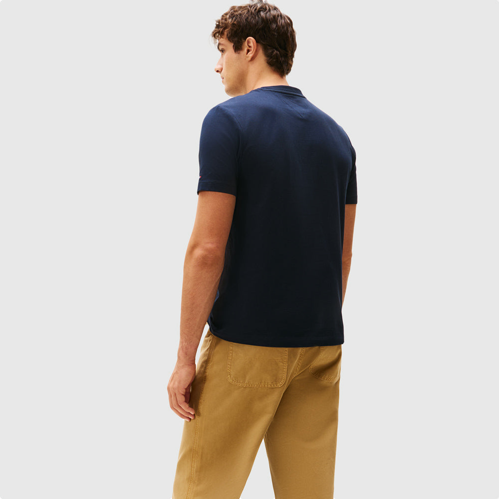 Stack Graphic T-Shirt - Navy