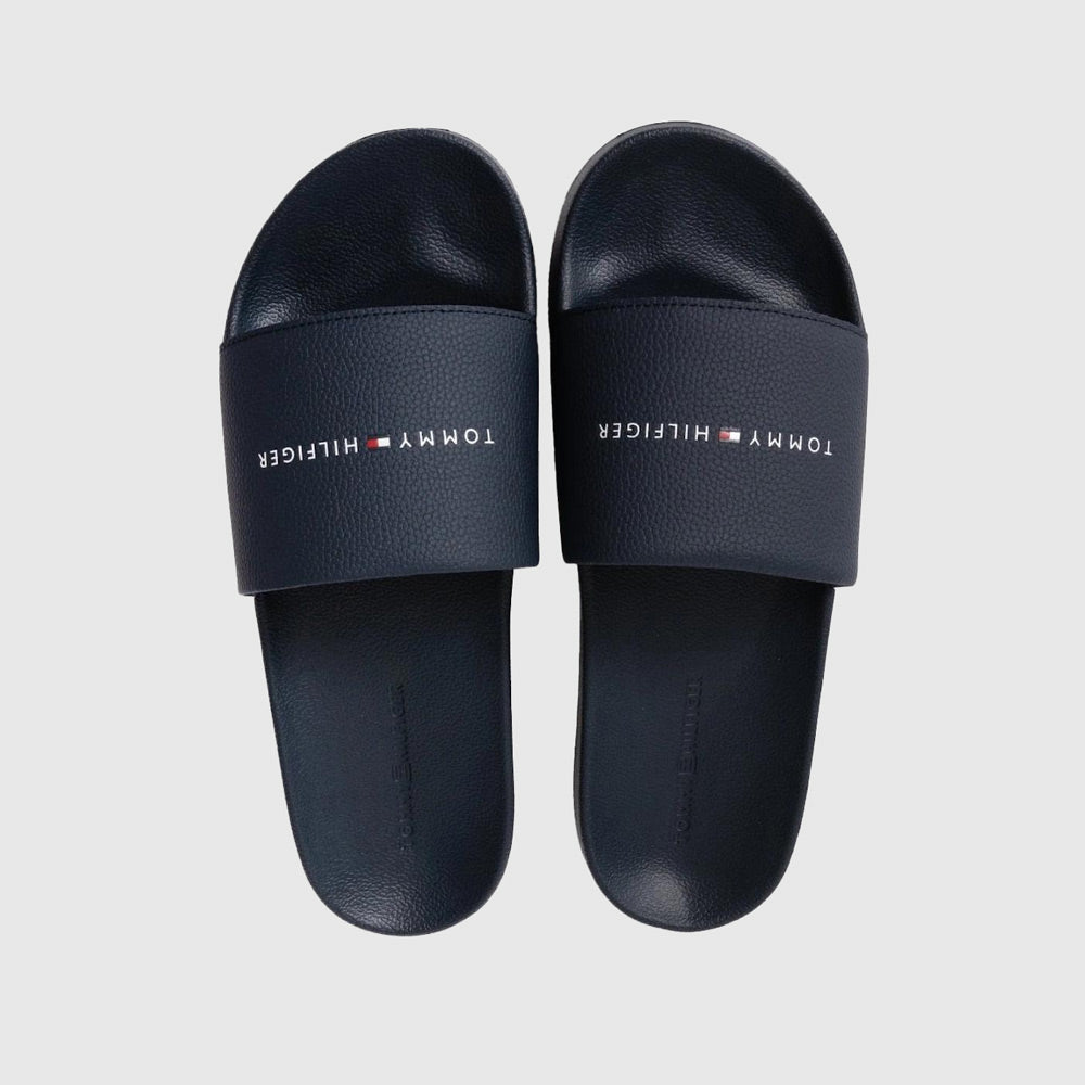 Tommy Hilfiger Nyc Pool Slide - Navy |ThirdBaseUrban