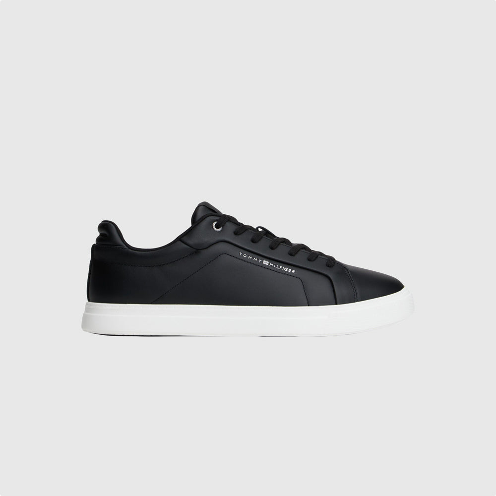 Tommy Hilfiger Icon Court Sneaker - Black |ThirdBaseUrban