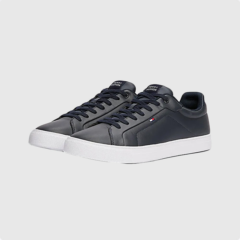 Icon Court Leather Sneaker - Navy