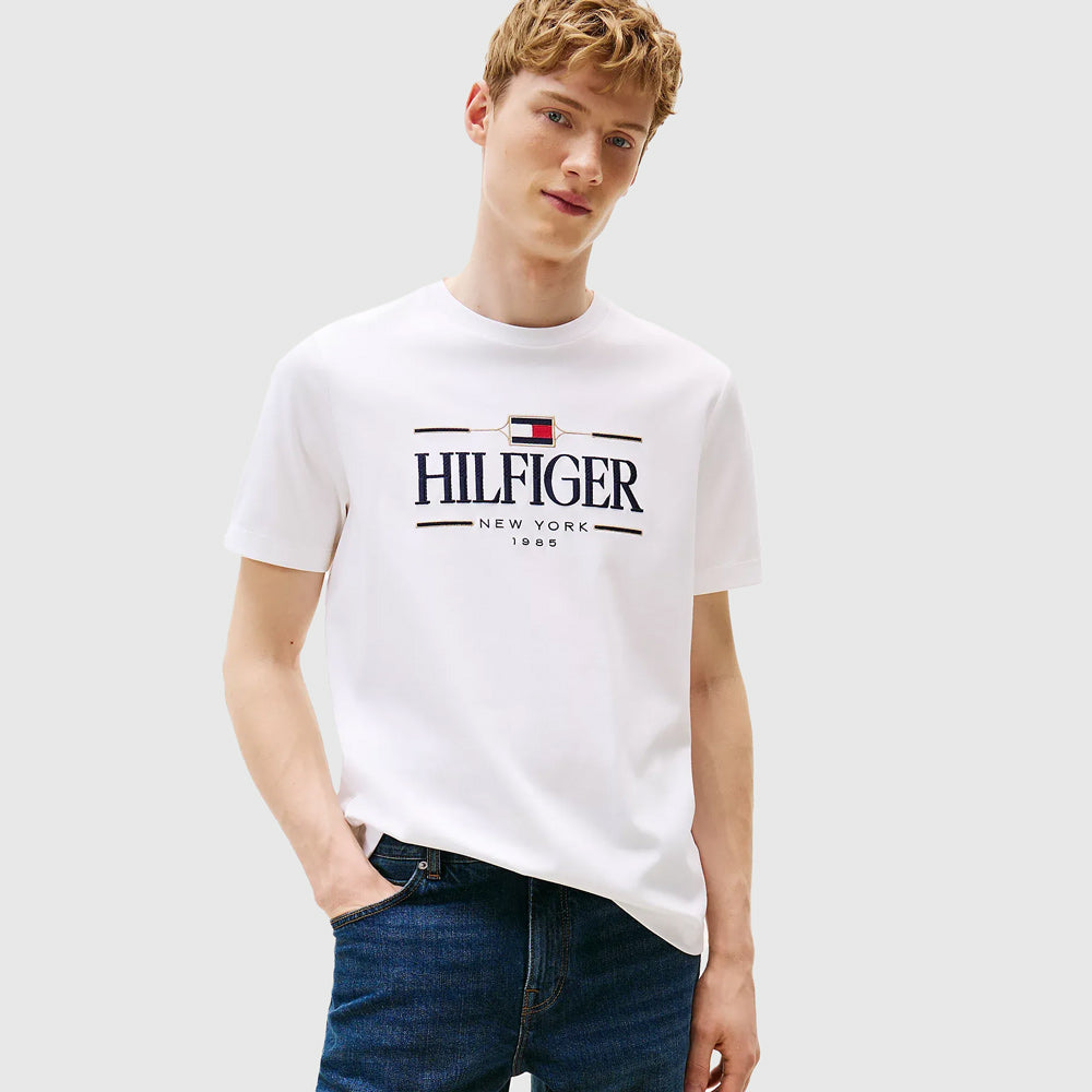 Tommy Hilfiger Icon Hilfiger T - Shirt - White  |ThirdBaseUrban