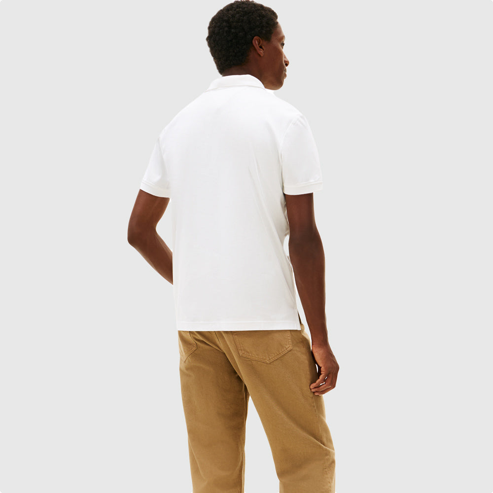 Lux Interlock Golfer - Ecru