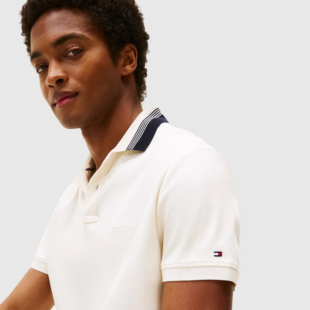 Interlock Collar Golfer - Ivory