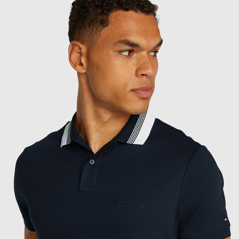 Interlock Collar Golfer - Navy